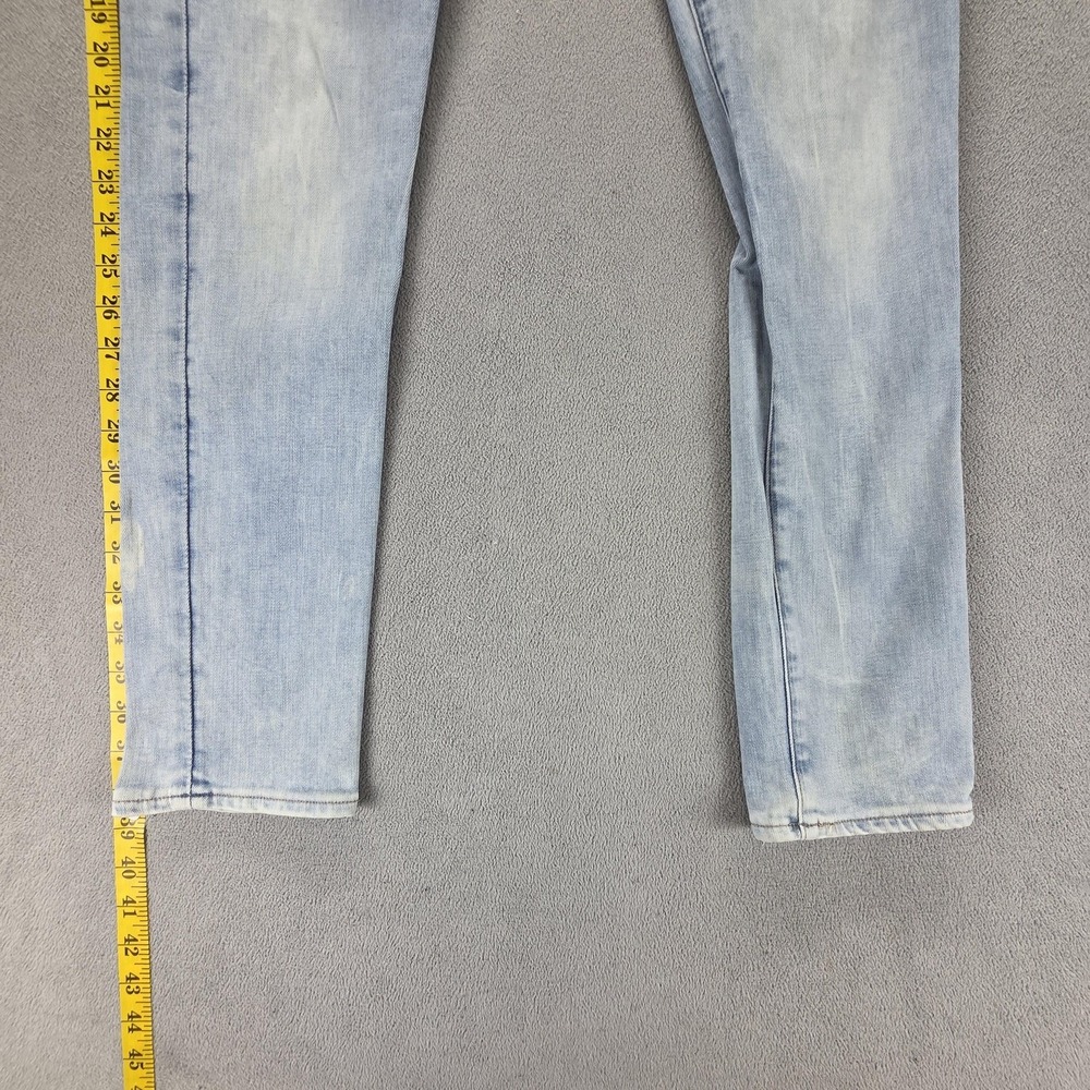 G-Star RAW Jeans Mens 31x32 Blue 3301 Slim Light Wash Button‎ Fly Denim - Picture 13 of 16